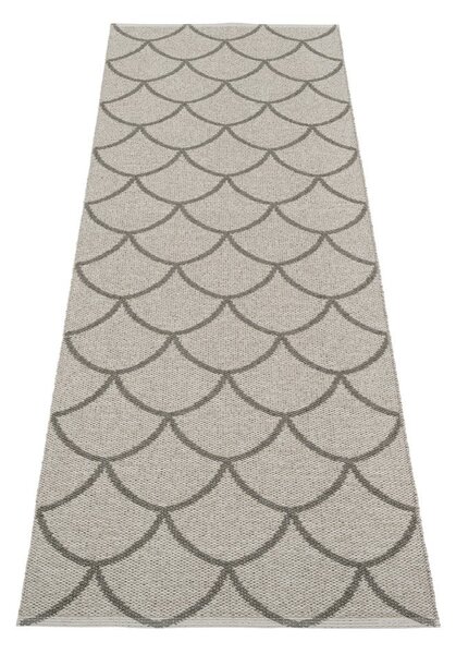 Covor tip traversă pentru interior și exterior gri 70x225 cm Kotte Charcoal – Pappelina