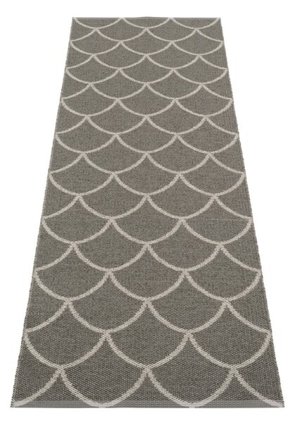 Covor tip traversă pentru interior și exterior gri 70x225 cm Kotte Charcoal – Pappelina