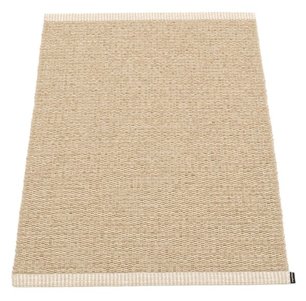Covor pentru exterior și interior bej 60x85 cm Mono Light Nougat – Pappelina