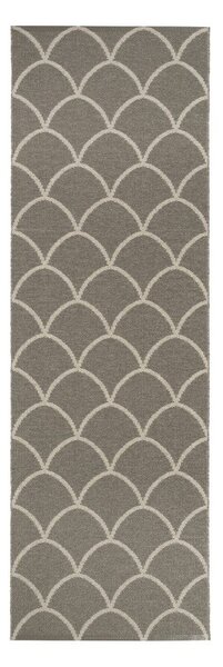 Covor tip traversă pentru interior și exterior gri 70x225 cm Kotte Charcoal – Pappelina