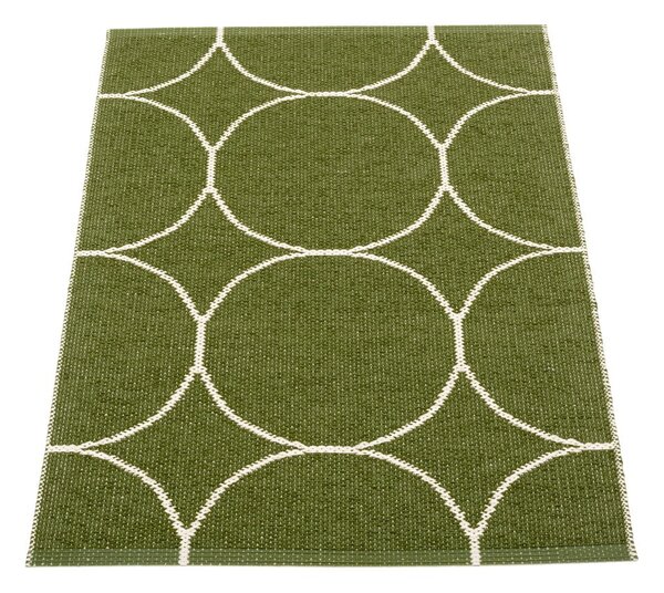 Covor pentru exterior și interior verde închis 70x100 cm Boo Dark Olive – Pappelina