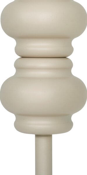 Lampă de podea retro bej cu sticlă mată - Fedde