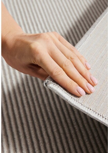 Covor tip traversă gri/crem 80x240 cm Perles Dolomite – Elle Decoration