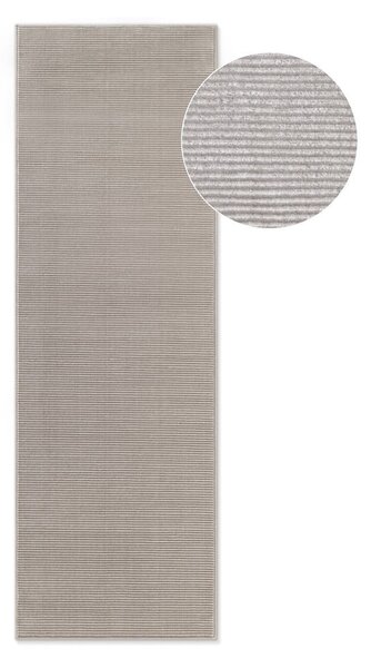 Covor tip traversă gri/crem 80x240 cm Perles Dolomite – Elle Decoration