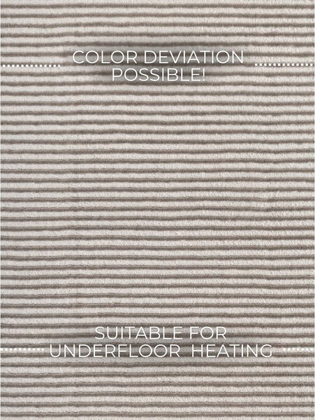 Covor tip traversă gri/crem 80x240 cm Perles Dolomite – Elle Decoration