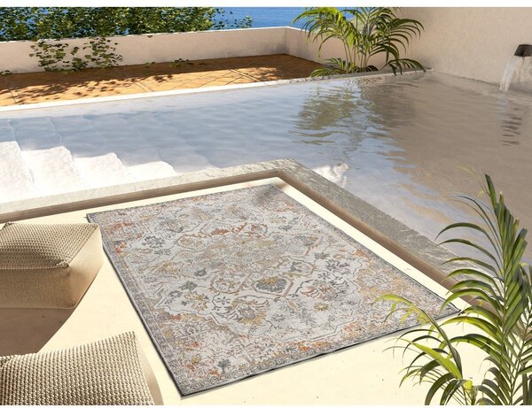Covor pentru exterior și interior crem 120x170 cm Samara – Universal