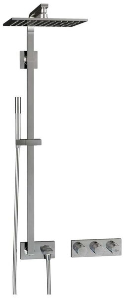 Ideal Standard Archimodule - Set de duș încastrat 300 cu termostat, 1 jet, crom A1558AA