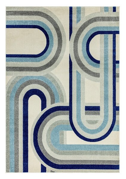 Covor albastru prăfuit 120x170 cm Nova Retro Blue – Asiatic Carpets