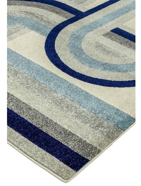 Covor albastru prăfuit 120x170 cm Nova Retro Blue – Asiatic Carpets