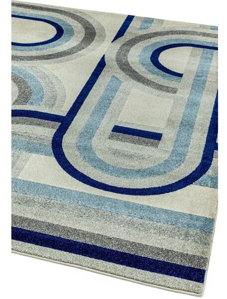 Covor albastru prăfuit 120x170 cm Nova Retro Blue – Asiatic Carpets