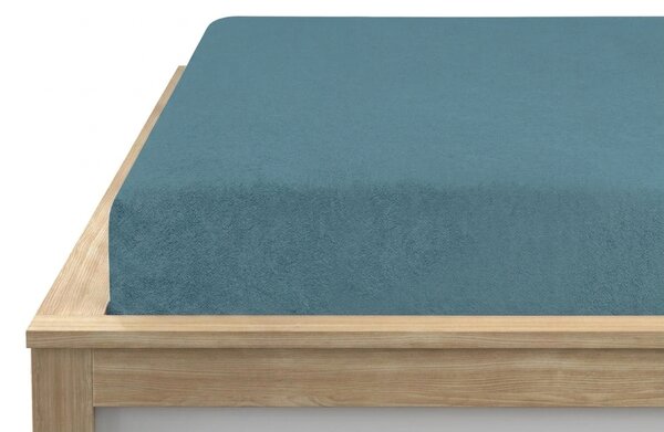 Cearsaf Frote MOLTON petroleu 90 x 200 cm