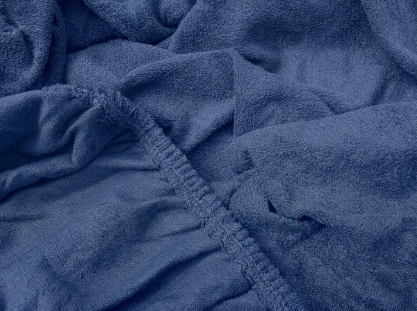 Cearsaf Frote MOLTON bleumarin 90 x 200 cm