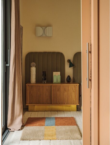 Covor țesut manual din lână 80x140 cm Chroma Cinnamon – Lorena Canals