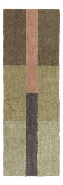 Covor tip traversă țesut manual din lână 80x230 cm Chroma Dusty Pink – Lorena Canals