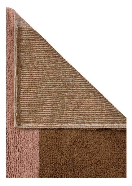 Covor tip traversă țesut manual din lână 80x230 cm Chroma Spiced Coral – Lorena Canals
