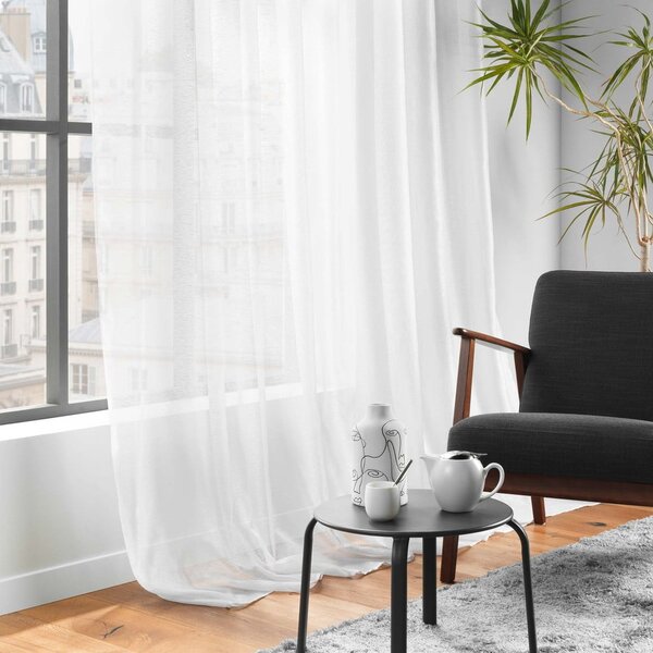 Perdea albă din voal 300x240 cm Lissea – douceur d'intérieur