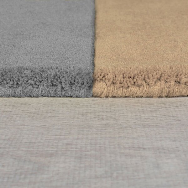 Covor negru/gri țesut manual din lână 120x180 cm Lozenge Monochrome – Flair Rugs