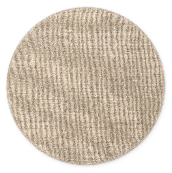 Covor crem rotund din iută ø 200 cm Bouclé Jaipur – Hanse Home