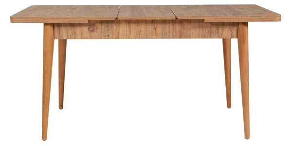 Set masă și scaune extensibile (4 bucăți) Vina, Stejar, 77x75x120 cm