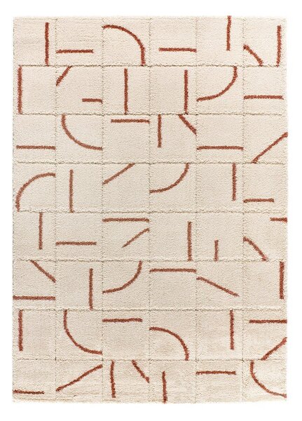 Covor cărămiziu-crem 60x120 cm Brenda – Universal