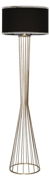 Lampa De Podea Minnette Negru-Auriu 38x155 cm