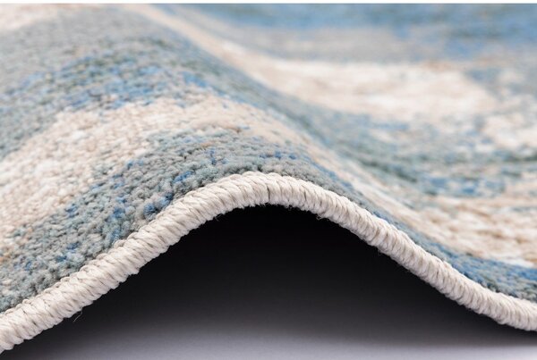 Covor tip traversă albastru deschis 70x200 cm Sensi Zashi – FD
