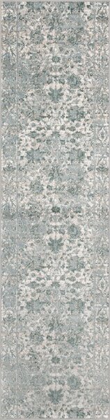 Covor tip traversă albastru prăfuit 80x300 cm Sensi Tris – FD