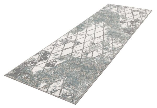 Covor tip traversă albastru prăfuit 80x300 cm Sensi Gepi – FD