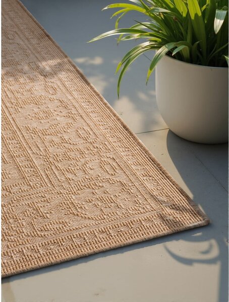 Covor pentru exterior și interior bej/fildeș 120x170 cm Duet Kona – NORTHRUGS