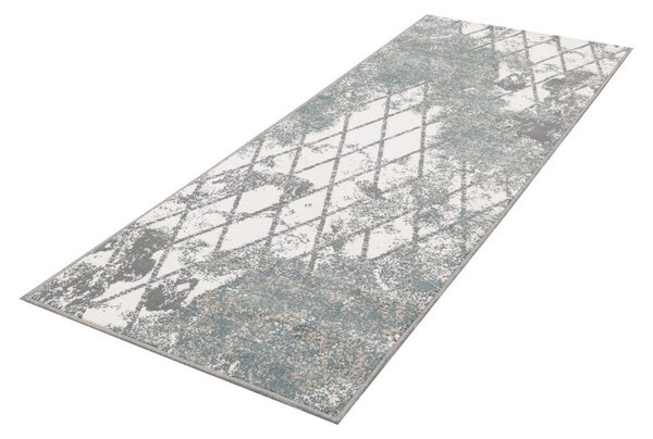 Covor tip traversă albastru prăfuit 80x250 cm Sensi Gepi – FD