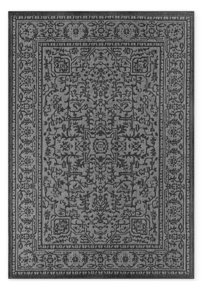 Covor pentru exterior și interior alb-negru 200x290 cm Duet Kona – NORTHRUGS