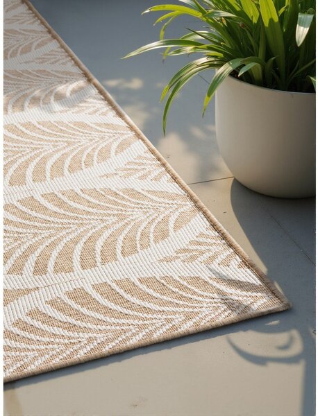 Covor pentru exterior și interior bej/fildeș 120x170 cm Duet Liora – NORTHRUGS