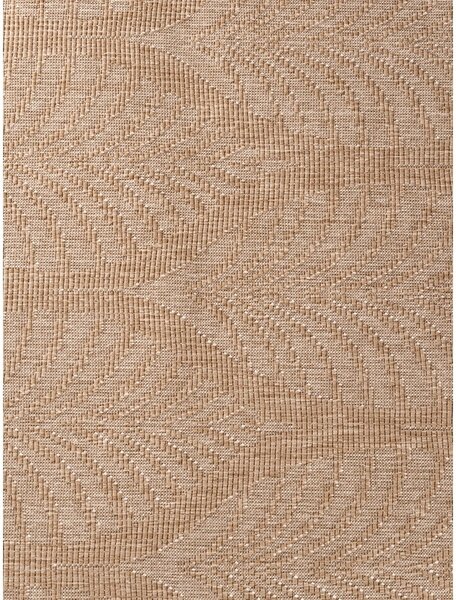 Covor pentru exterior și interior bej/fildeș rotund ø 160 cm Duet Liora – NORTHRUGS