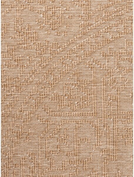 Covor pentru exterior și interior bej/fildeș rotund ø 160 cm Duet Kona – NORTHRUGS