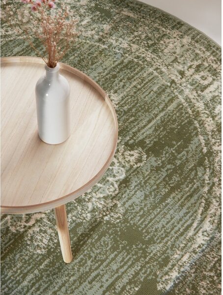 Covor verde rotund ø 120 cm Gloria Lydia – Hanse Home