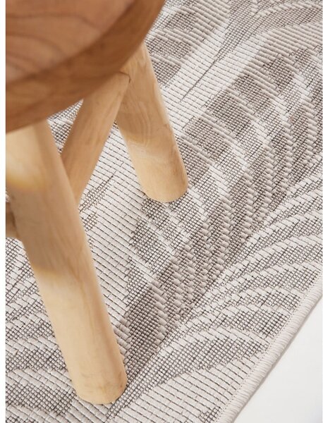 Covor tip traversă pentru interior și exterior gri/fildeș 80x250 cm Duet Liora – NORTHRUGS