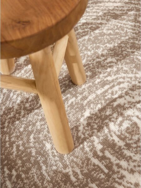 Covor bej-crem rotund ø 120 cm Gloria Cavallo – Hanse Home