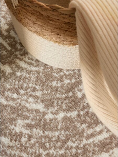 Covor bej-crem rotund ø 120 cm Gloria Cavallo – Hanse Home