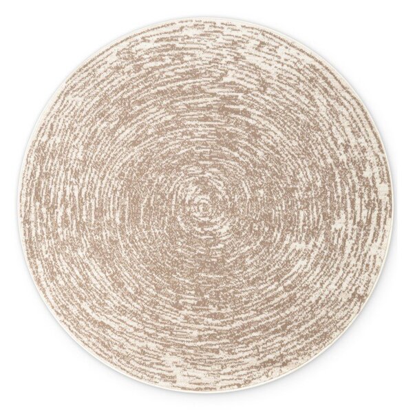 Covor bej-crem rotund ø 120 cm Gloria Cavallo – Hanse Home