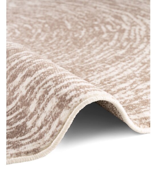 Covor bej-crem rotund ø 120 cm Gloria Cavallo – Hanse Home