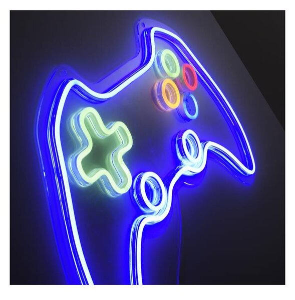 JUST LIGHT. 85022-70 - Neon LED decorativ de perete NEON LED/6,5W/5V gamer