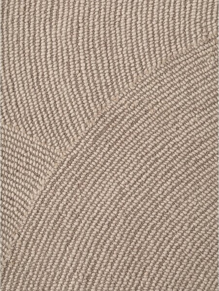 Covor bej țesut manual din lână 80x150 cm Calmio – Hanse Home