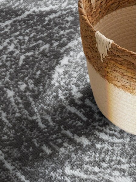 Covor gri-crem rotund ø 120 cm Gloria Cavallo – Hanse Home