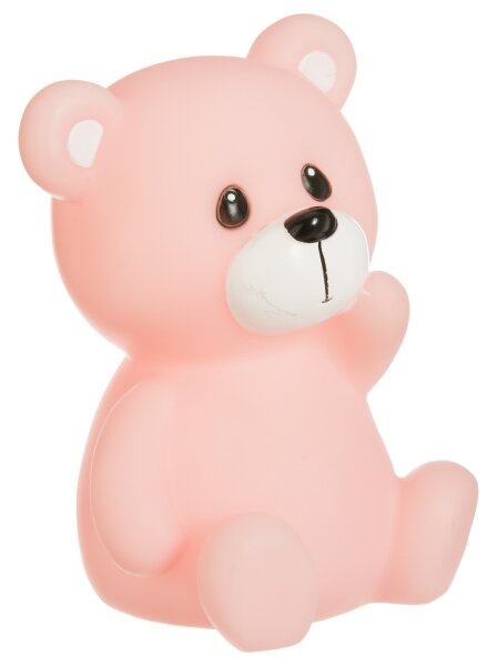 Atmosphera - Lampă de veghe LED pentru copii TEDDY, 3x LR44, roz