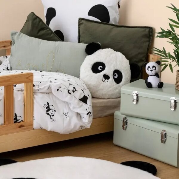 Atmosphera - Lampă LED de veghe pentru copii PANDA LED/3xLR44
