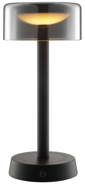 Brilliant - Lampă de birou LED RAZOR, 2,5W/5V, 2700K, IP44, neagră, încărcabilă, cu control tactil și dimmer