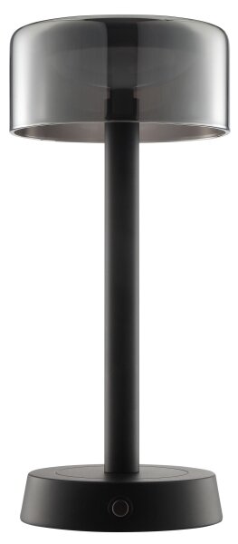 Brilliant - Lampă de birou LED RAZOR, 2,5W/5V, 2700K, IP44, neagră, încărcabilă, cu control tactil și dimmer
