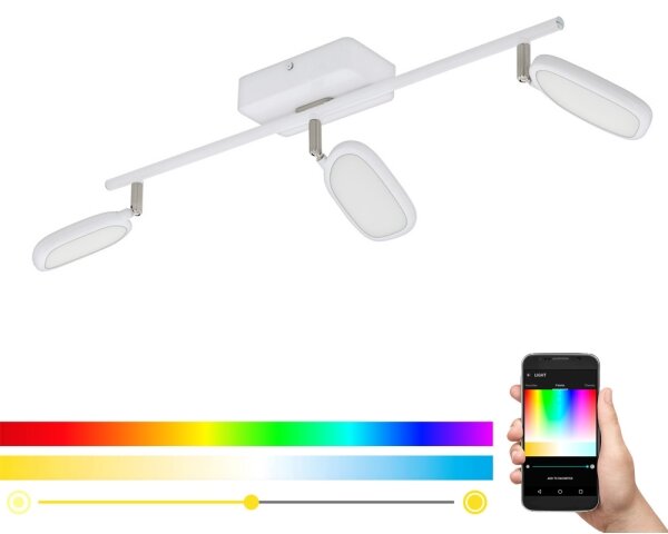 Eglo 97693 - Spot LED RGB PALOMBARE-C 3xLED/5W/230V