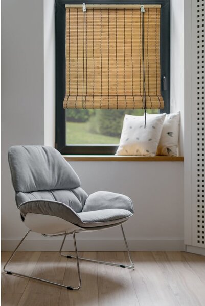 Jaluzea în culoare naturală din bambus 200x160 cm Zeva – Gardinia