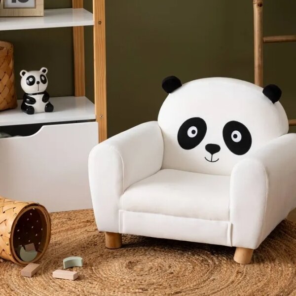 Atmosphera - Lampă LED de veghe pentru copii PANDA LED/3xLR44